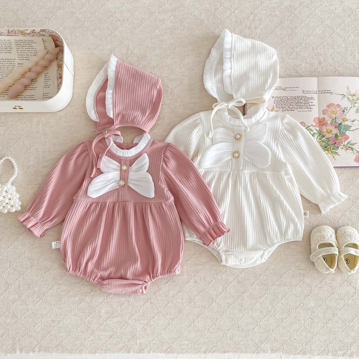 Body Jewelry Plus - Autumn Baby Romper with Hat Big