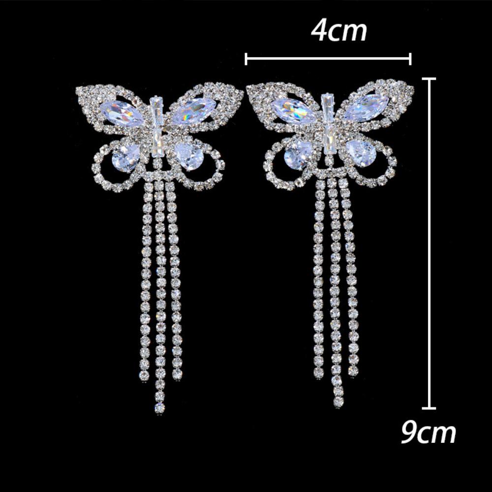 Sexy Rhinestone Butterfly Tass - Body Jewelry Stickers ulasan dan harga