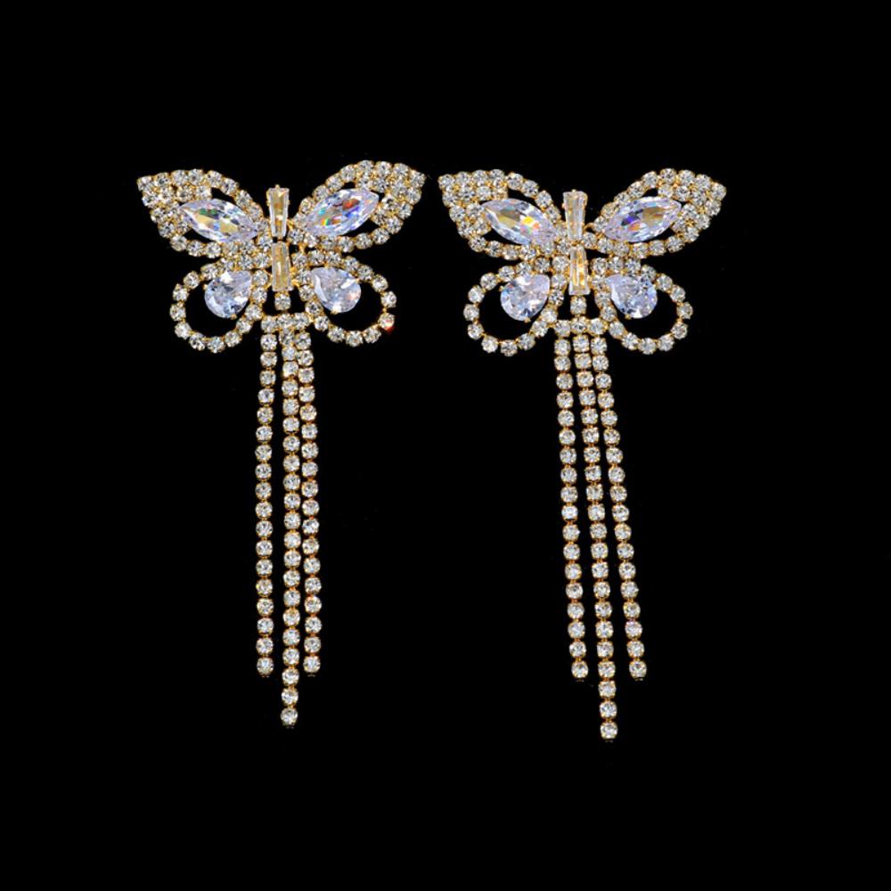 Sexy Rhinestone Butterfly Tass - Body Jewelry Stickers ulasan dan harga