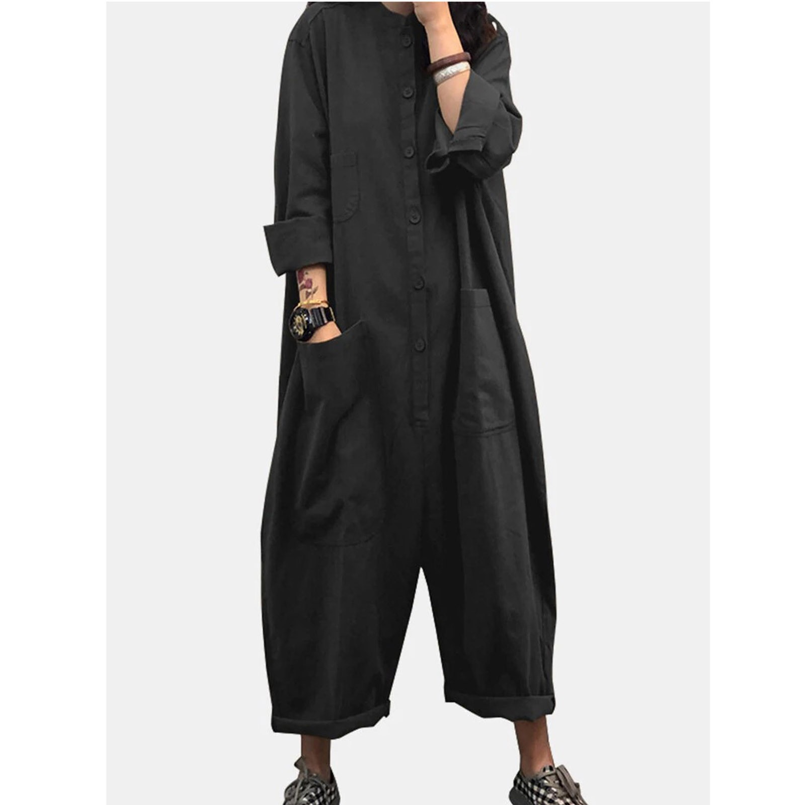 Women Jumpsuit 2024 Female Ove - Body Jewelry Plus ulasan dan harga