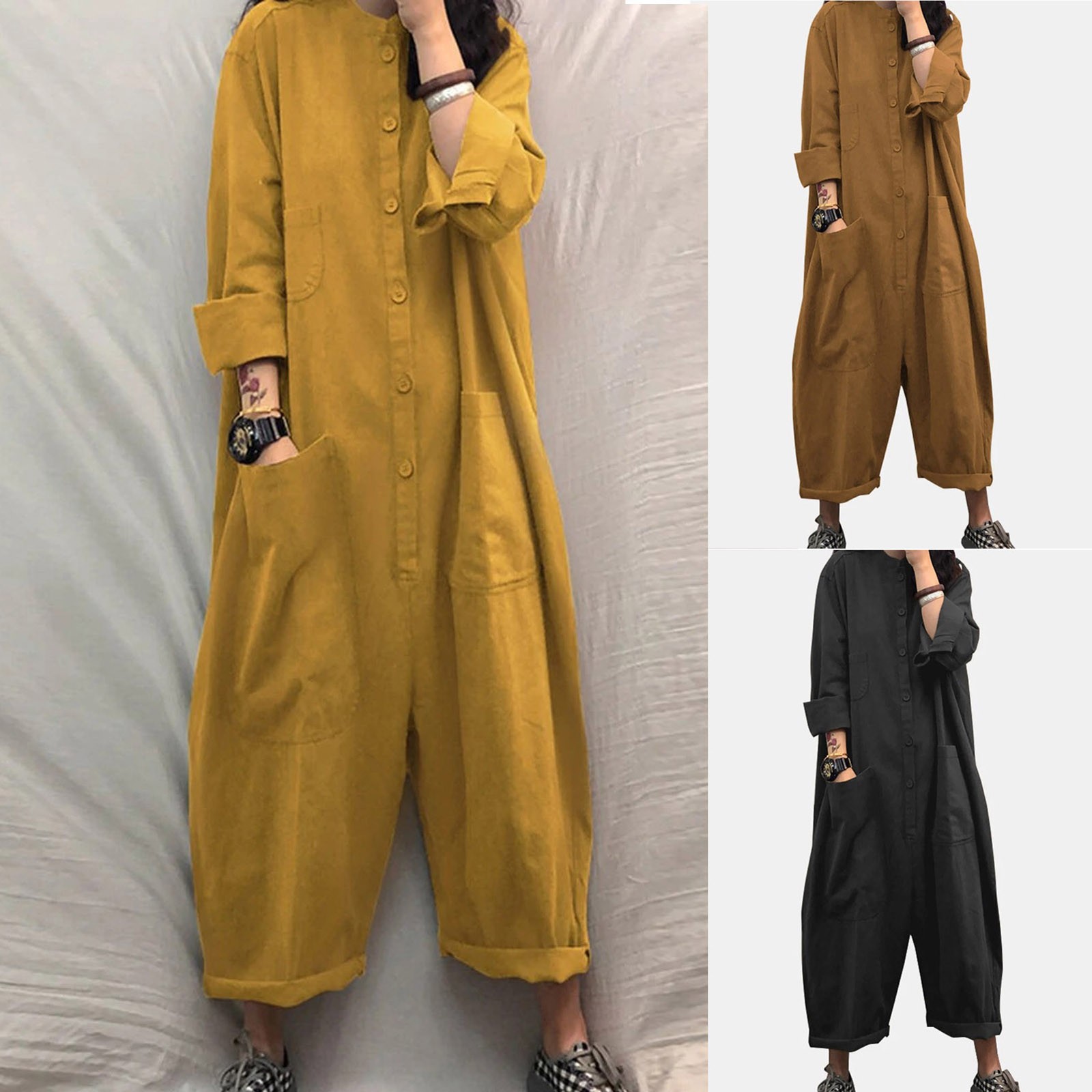 Women Jumpsuit 2024 Female Ove - Body Jewelry Plus ulasan dan harga