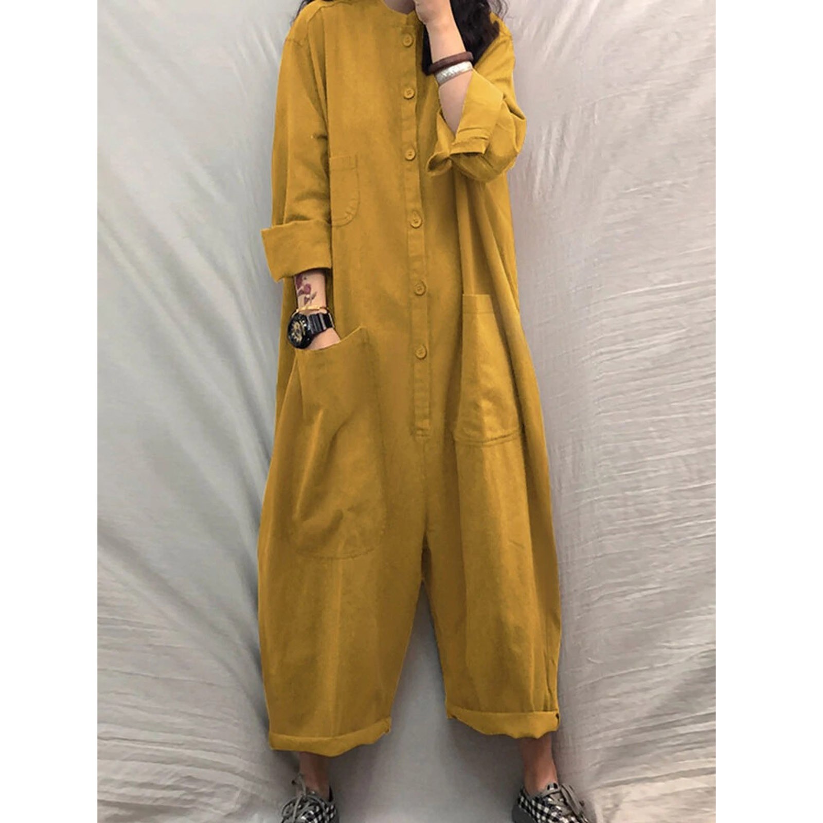 Women Jumpsuit 2024 Female Ove - Body Jewelry Plus ulasan dan harga