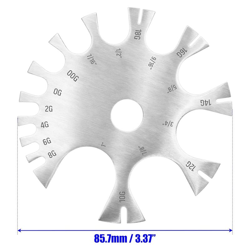 ABYN-For Body Jewelry Sizing T - Body Jewelry Measurements ulasan dan harga
