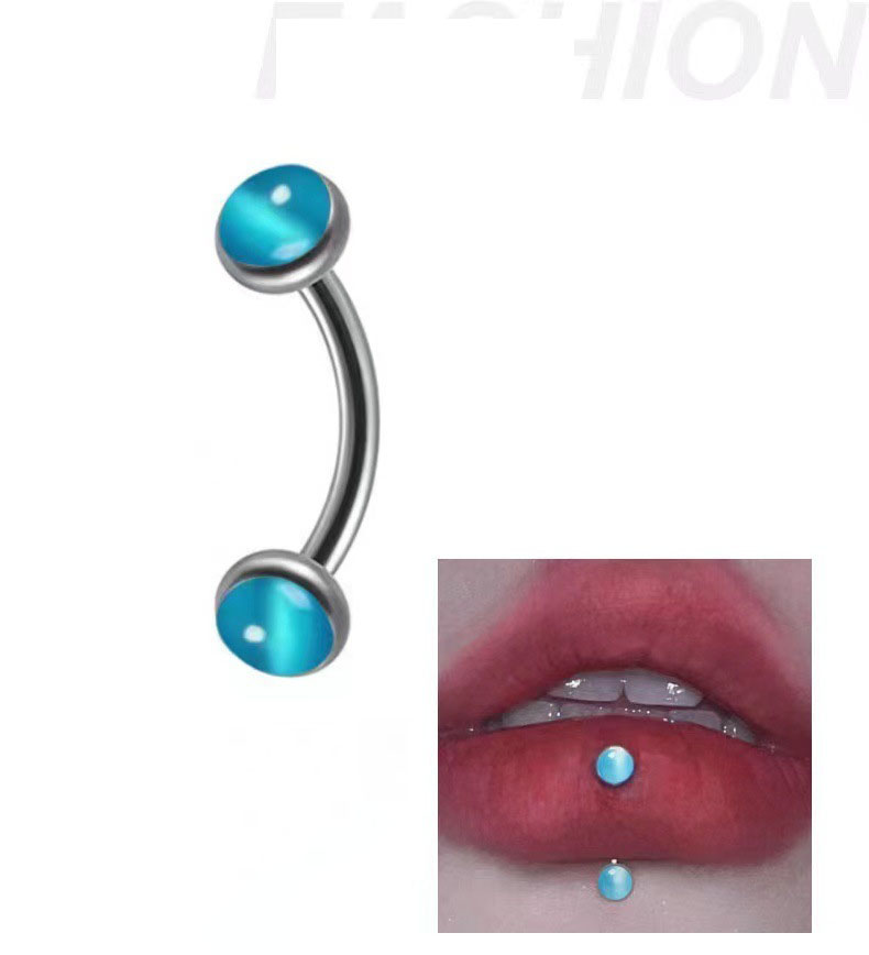 1Piece Eyebrow Piercing Banana - Eyebrow Curved Barbell ulasan dan harga