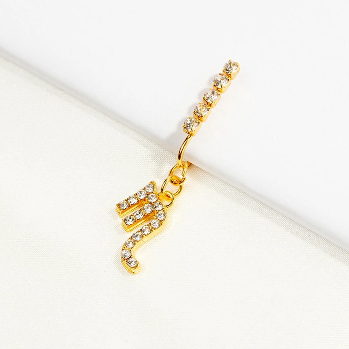2 Pack Ear Clips Metal Zircon  - Body Jewelry And Earrings ulasan dan harga