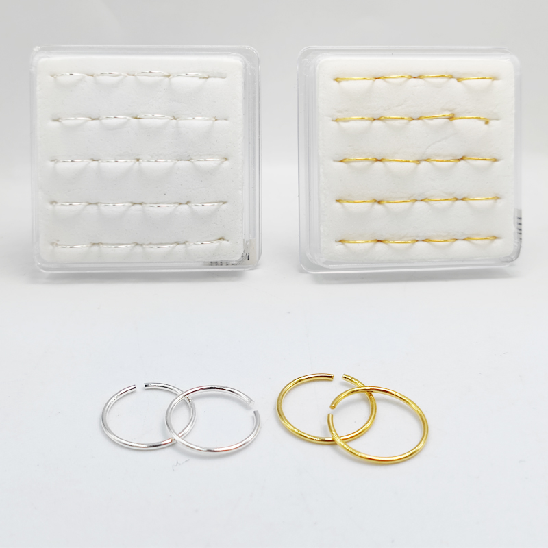 925 sterling silver Nose Ring  - Body Jewelry Ear Piercing ulasan dan harga
