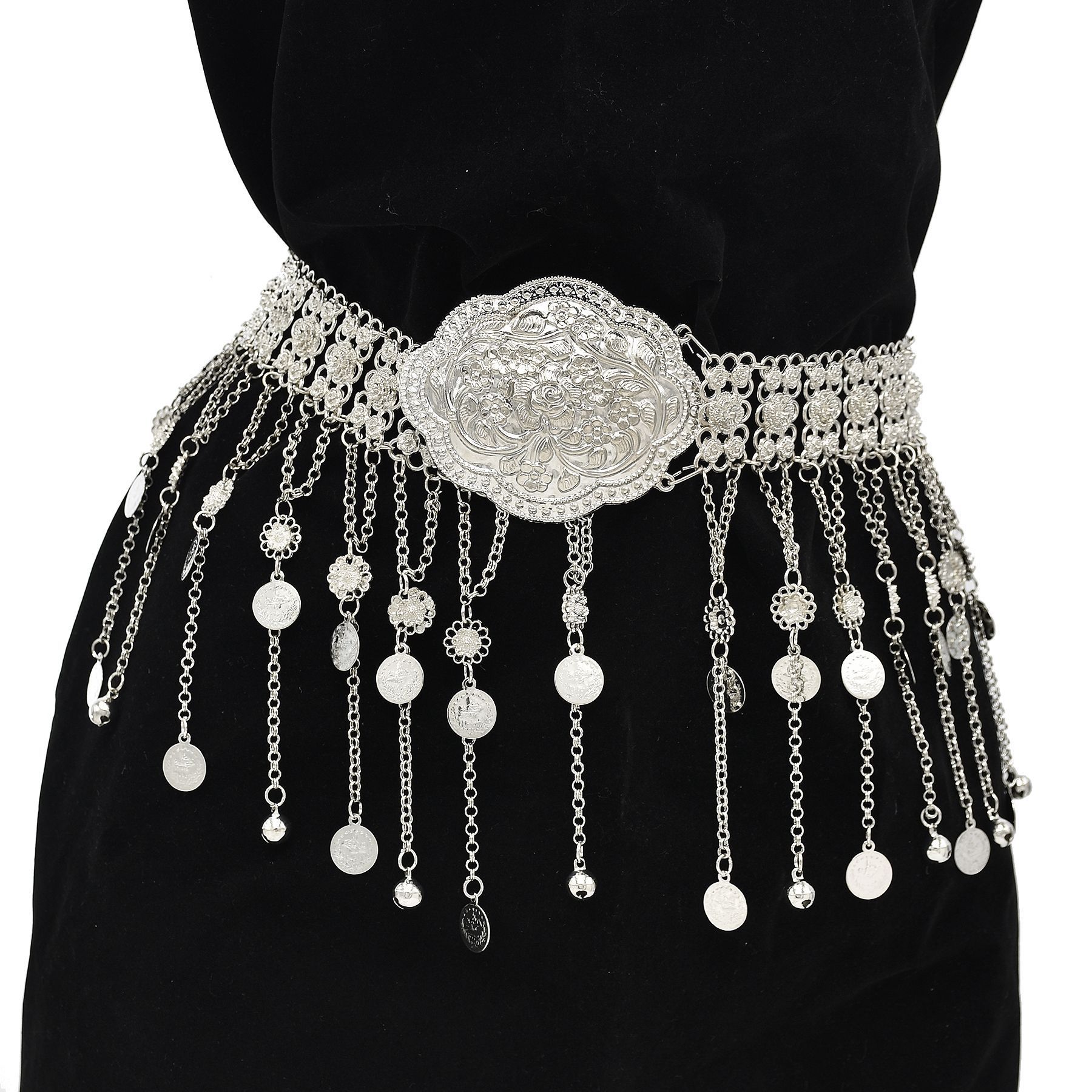 Silver Plated Moroccan Caftan  - Body Jewelry Indian ulasan dan harga