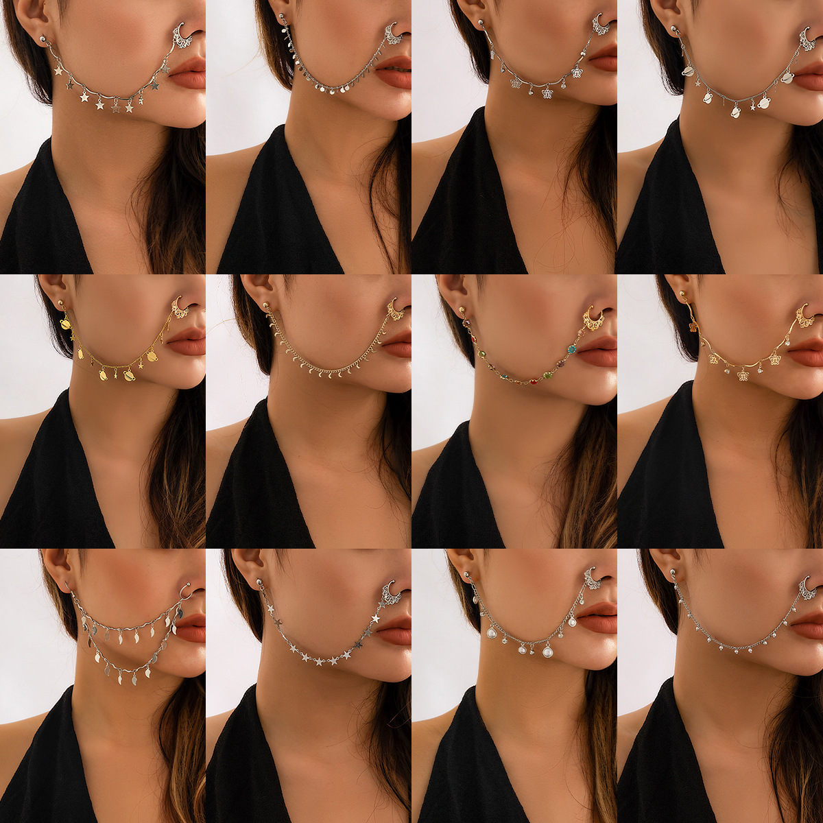 Indian Gold Color Pearl Butter - Body Jewelry Indian ulasan dan harga