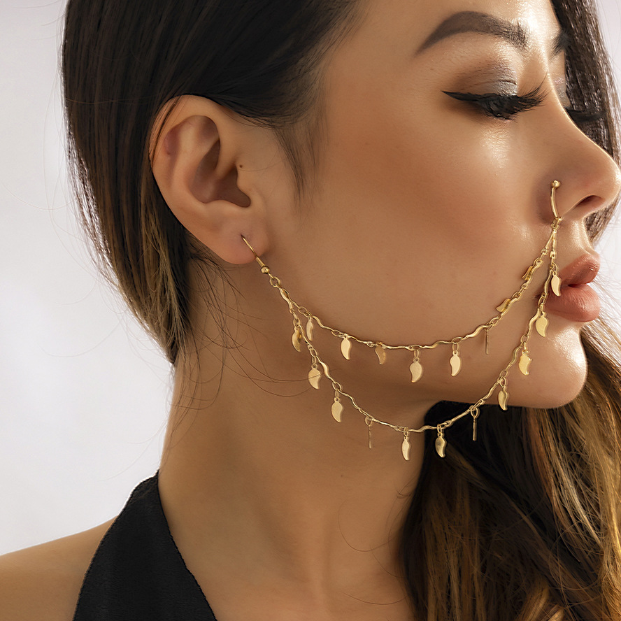 Indian Gold Color Pearl Butter - Body Jewelry Indian ulasan dan harga