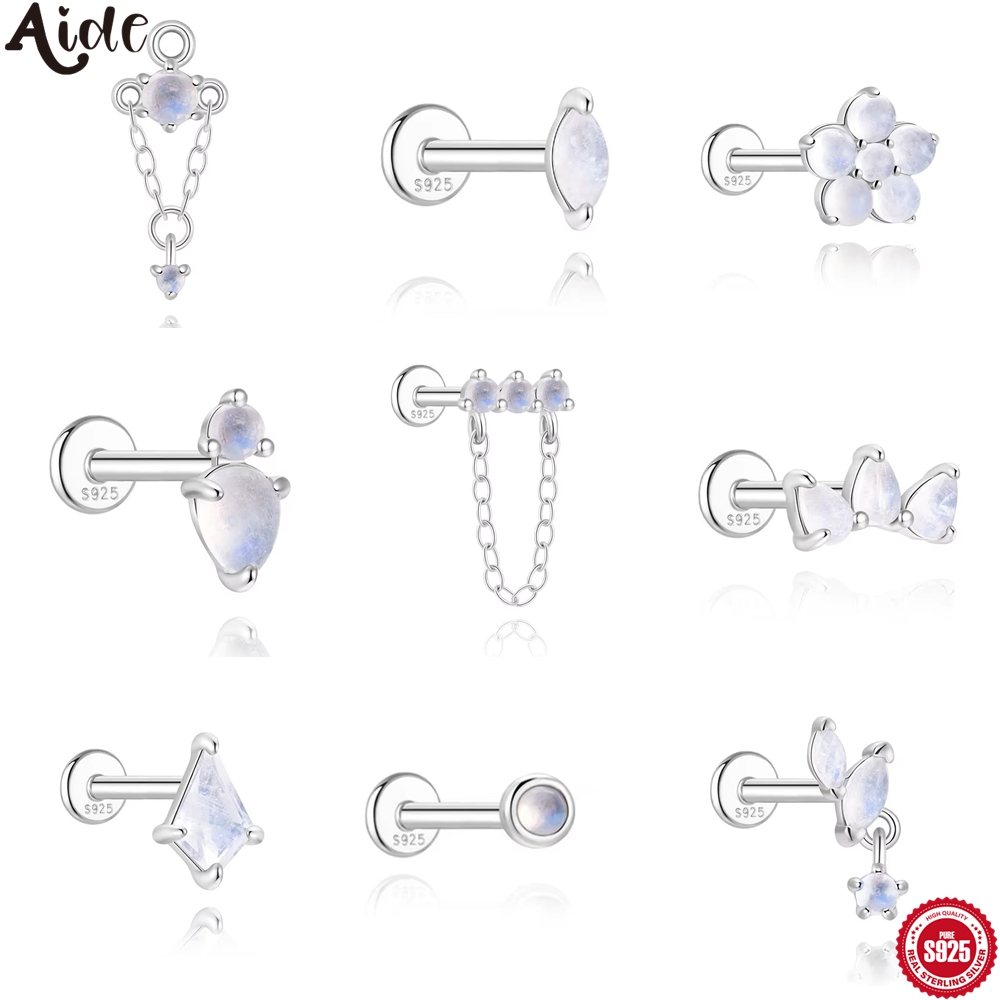 Aide  925 Sterling Silver Ear  - Body Jewelry Ear Piercing ulasan dan harga