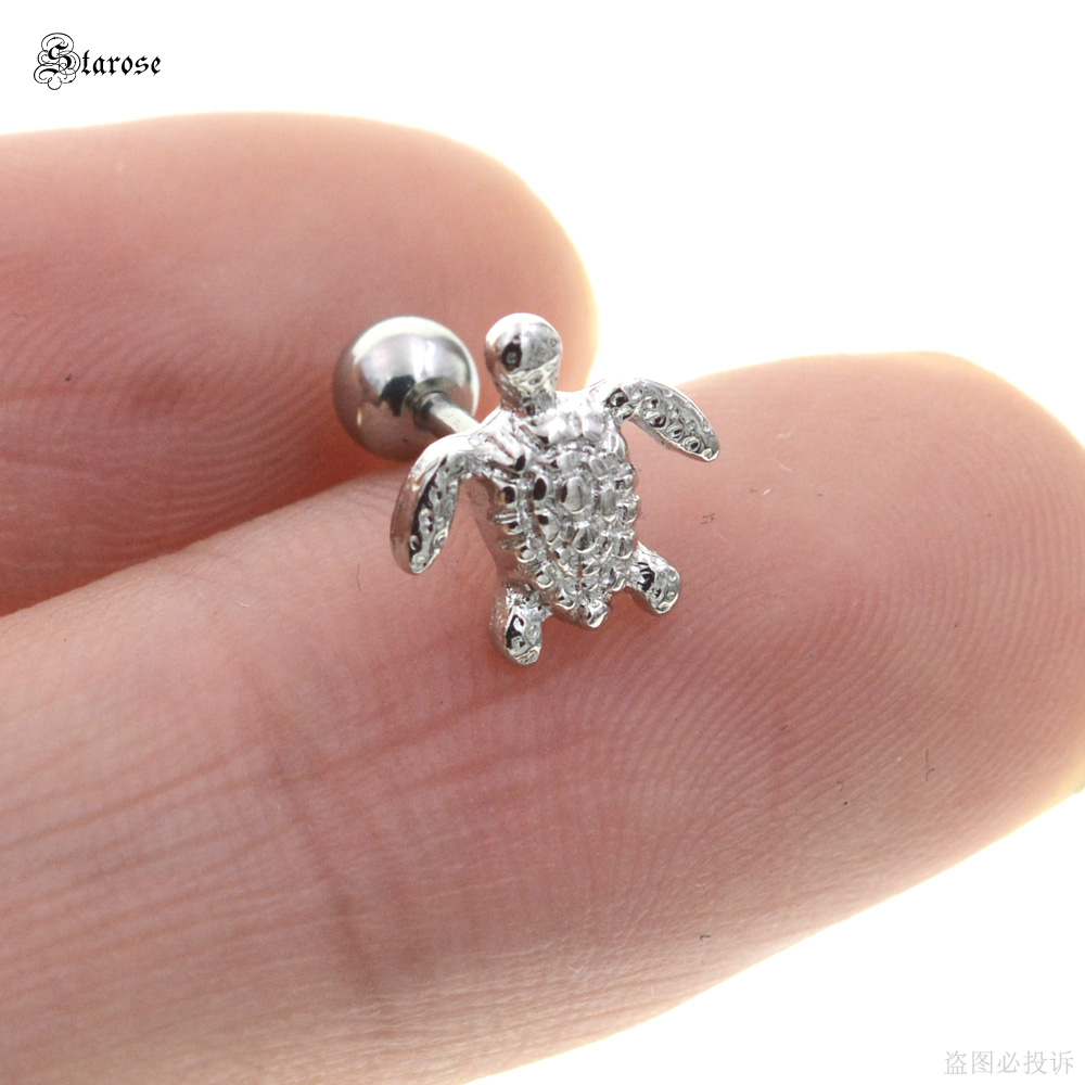 Starose 2 pcs 1.0x6mm Sea Turt - Body Jewelry Tunnels ulasan dan harga