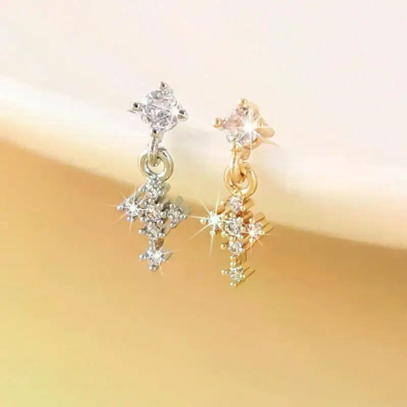 Dangle Nose Rings For Women Cr - Body Jewelry Tunnels ulasan dan harga