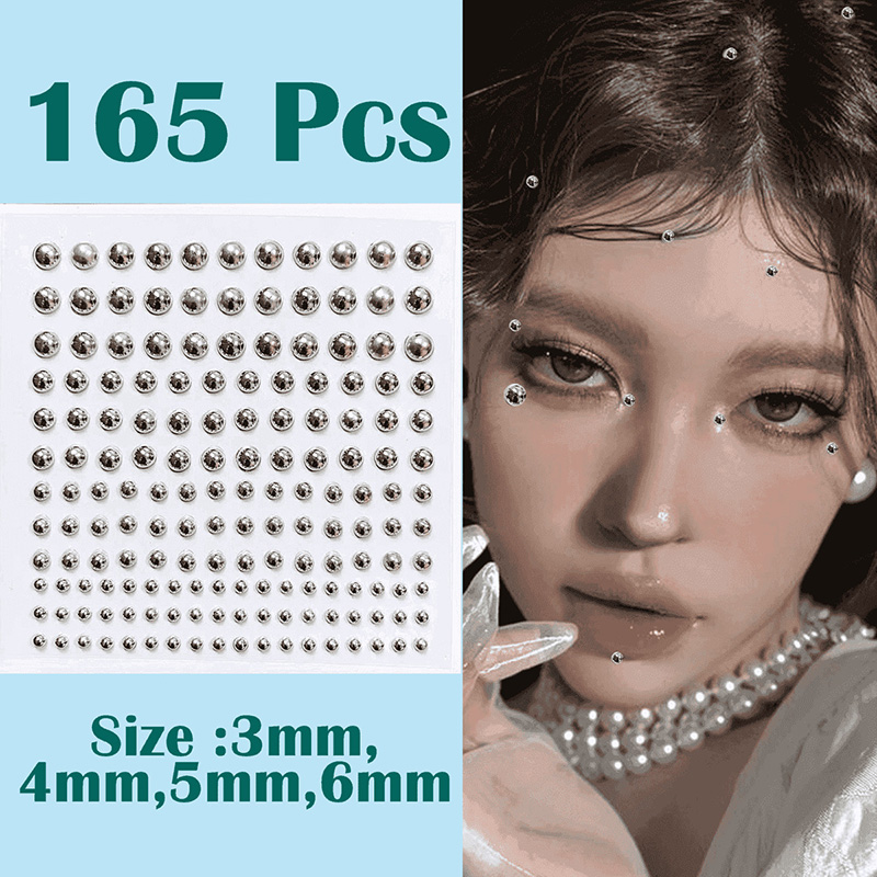 3D Face Eyes Party Makeup Tatt - Body Jewelry Stickers ulasan dan harga