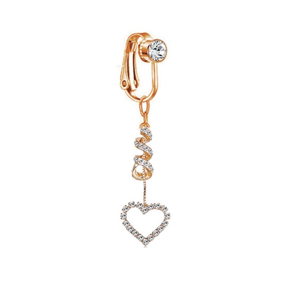 Clip On Umbilical Cartilage Cl - Body Jewelry And Earrings ulasan dan harga