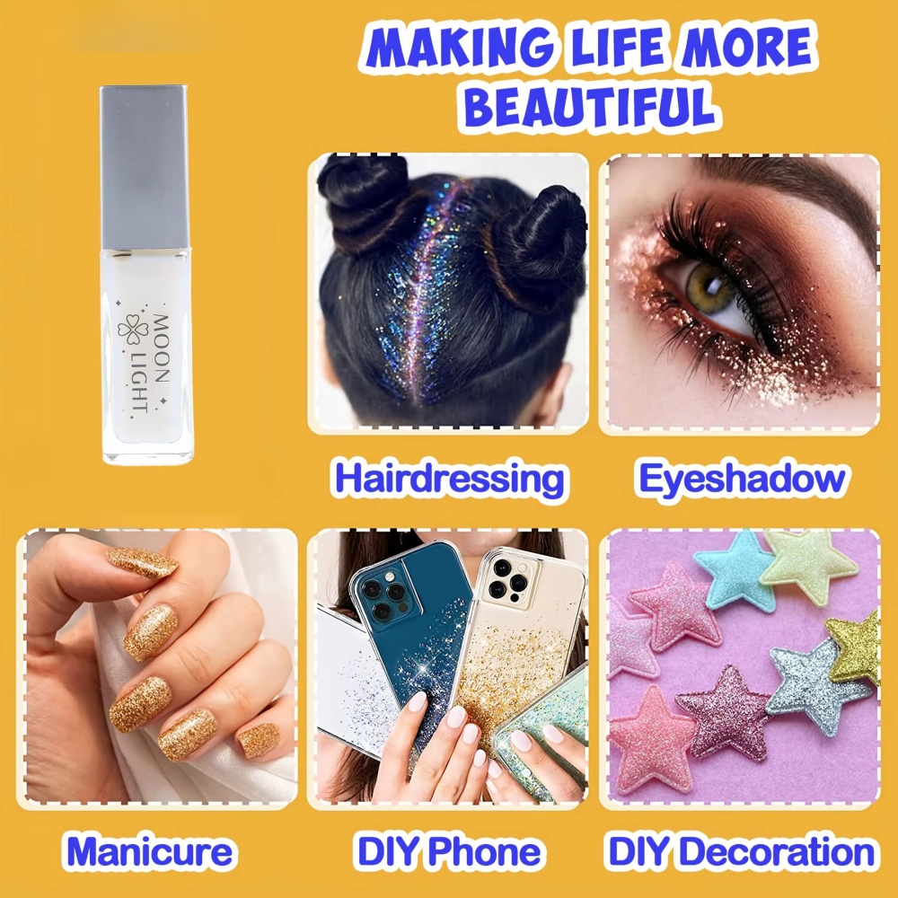Skin-Friendly Glitter Glue 10m - Body Jewelry Glue ulasan dan harga