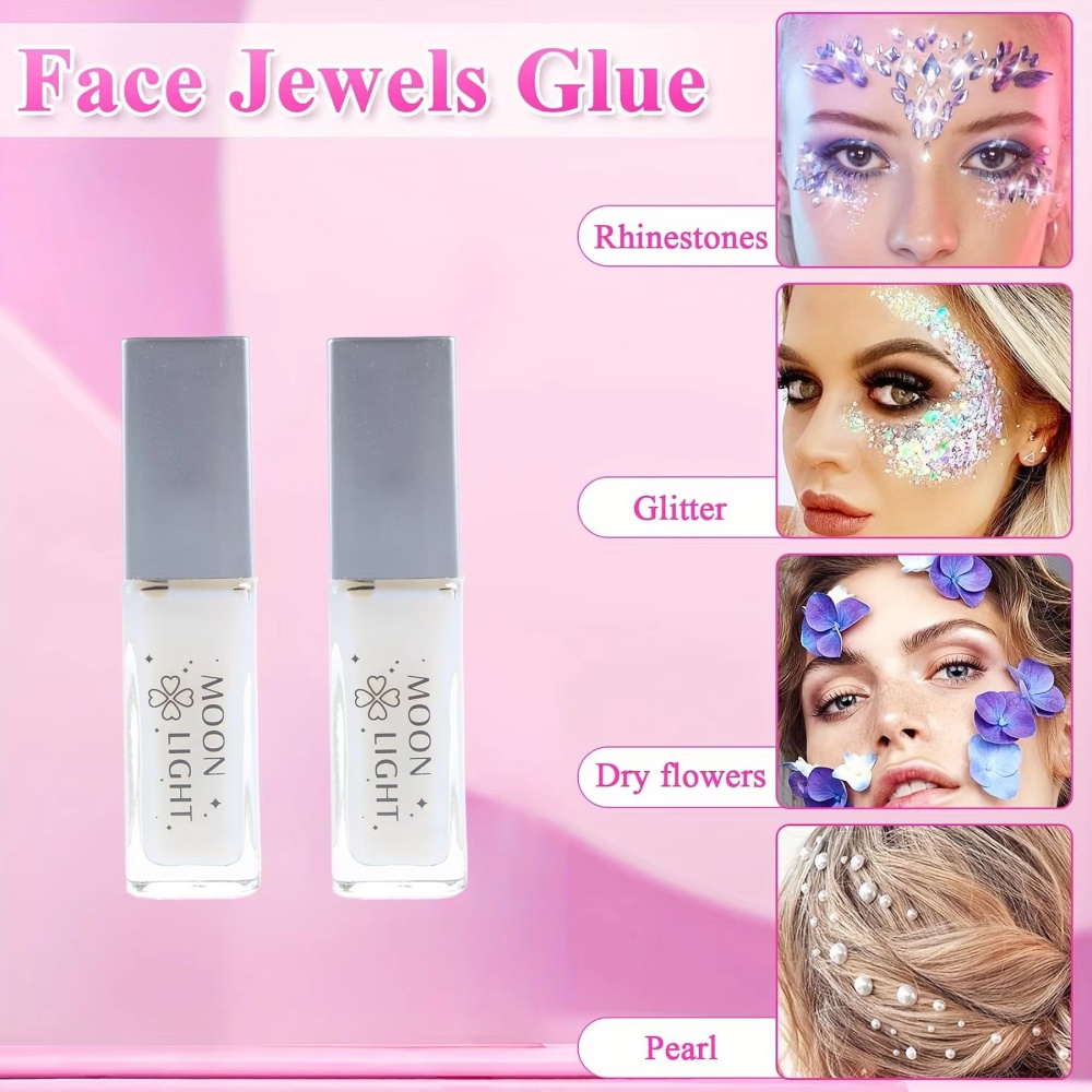Skin-Friendly Glitter Glue 10m - Body Jewelry Glue ulasan dan harga