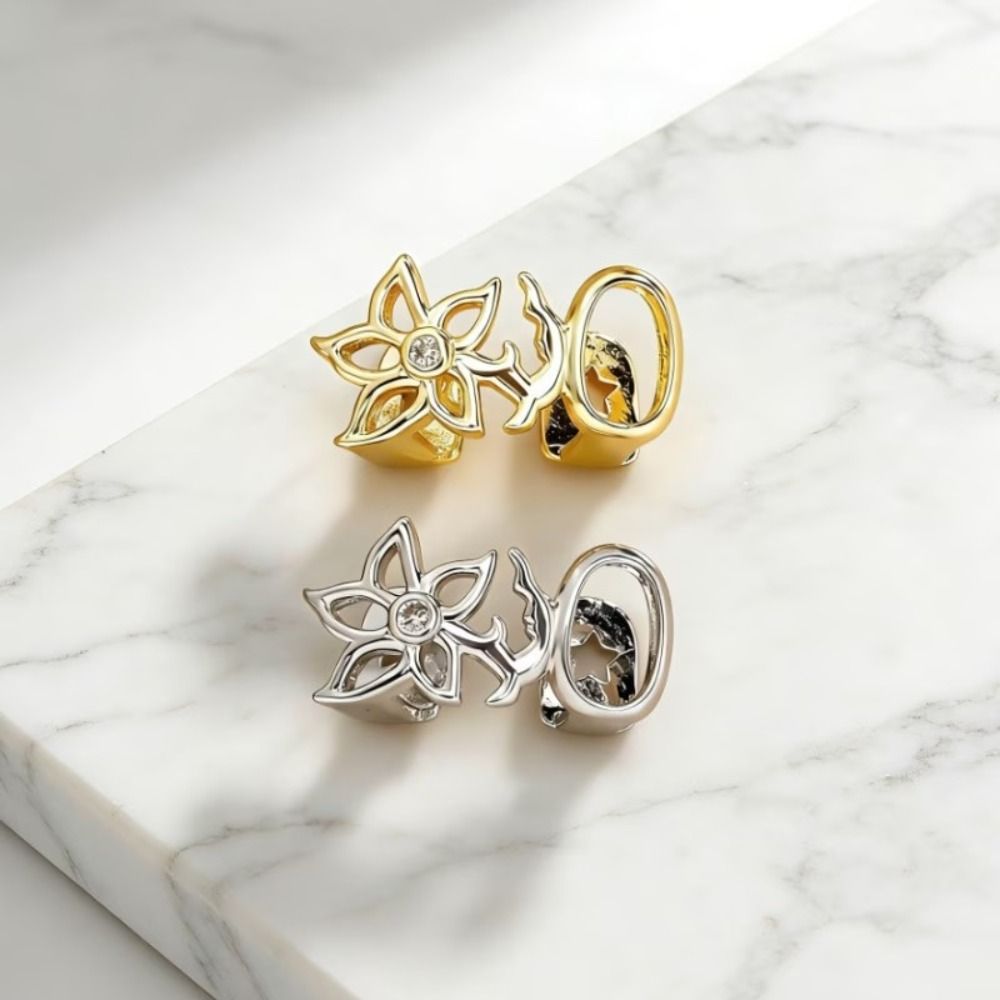 New Universal Hollow Flower To - Body Jewelry Tunnels ulasan dan harga