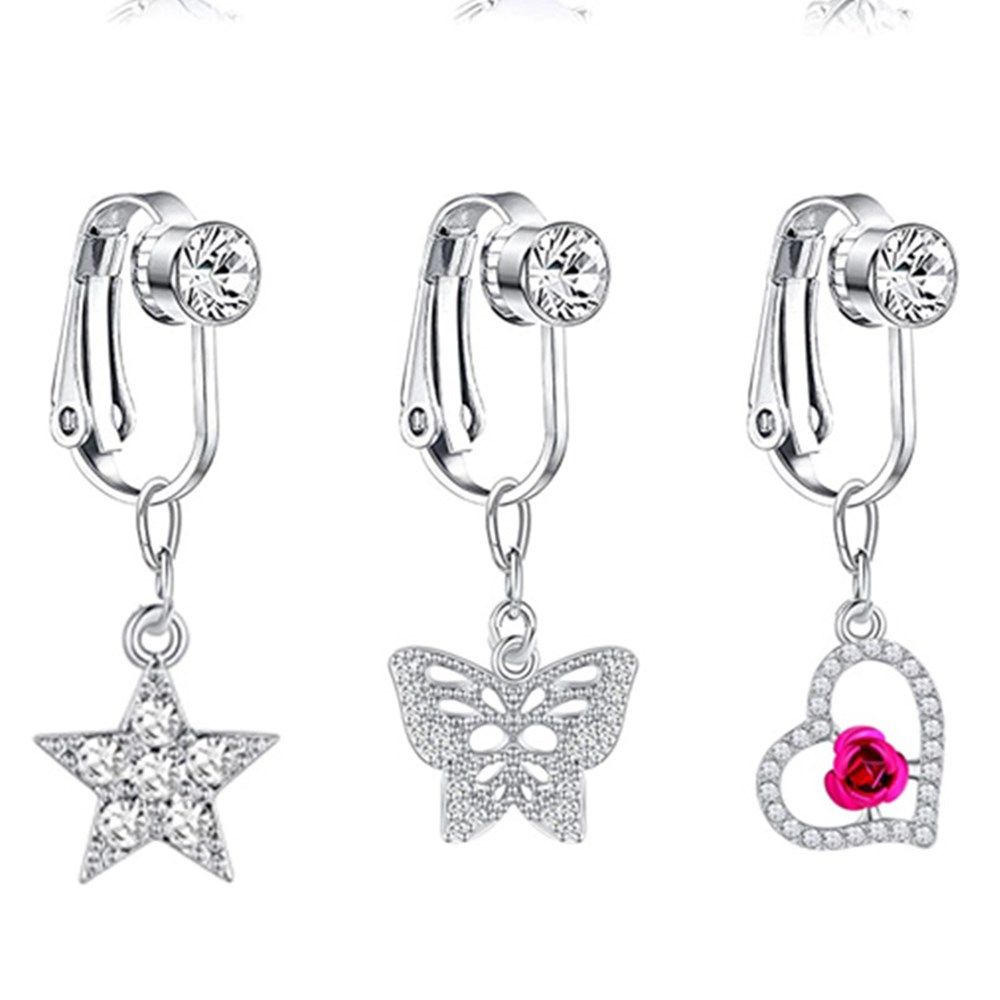 Accessories Clip On Earrings C - Body Jewelry And Earrings ulasan dan harga