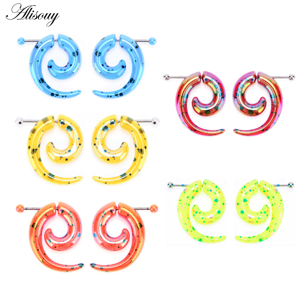 2pcs Hot Acrylic Cheater Fake  - Body Jewelry Hot ulasan dan harga