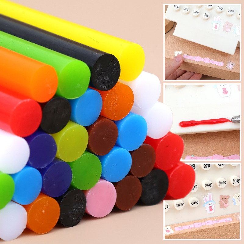 Colorful Hot Melt Glue Sticks  - Body Jewelry Glue ulasan dan harga