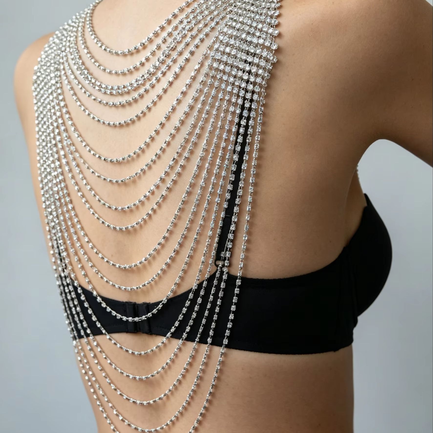 Stylish Multi-Layer Body Chain - Body Jewelry Gold ulasan dan harga