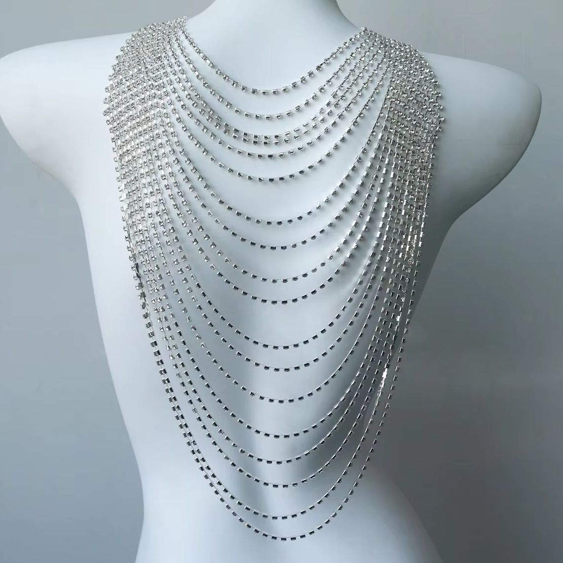 Stylish Multi-Layer Body Chain - Body Jewelry Gold ulasan dan harga