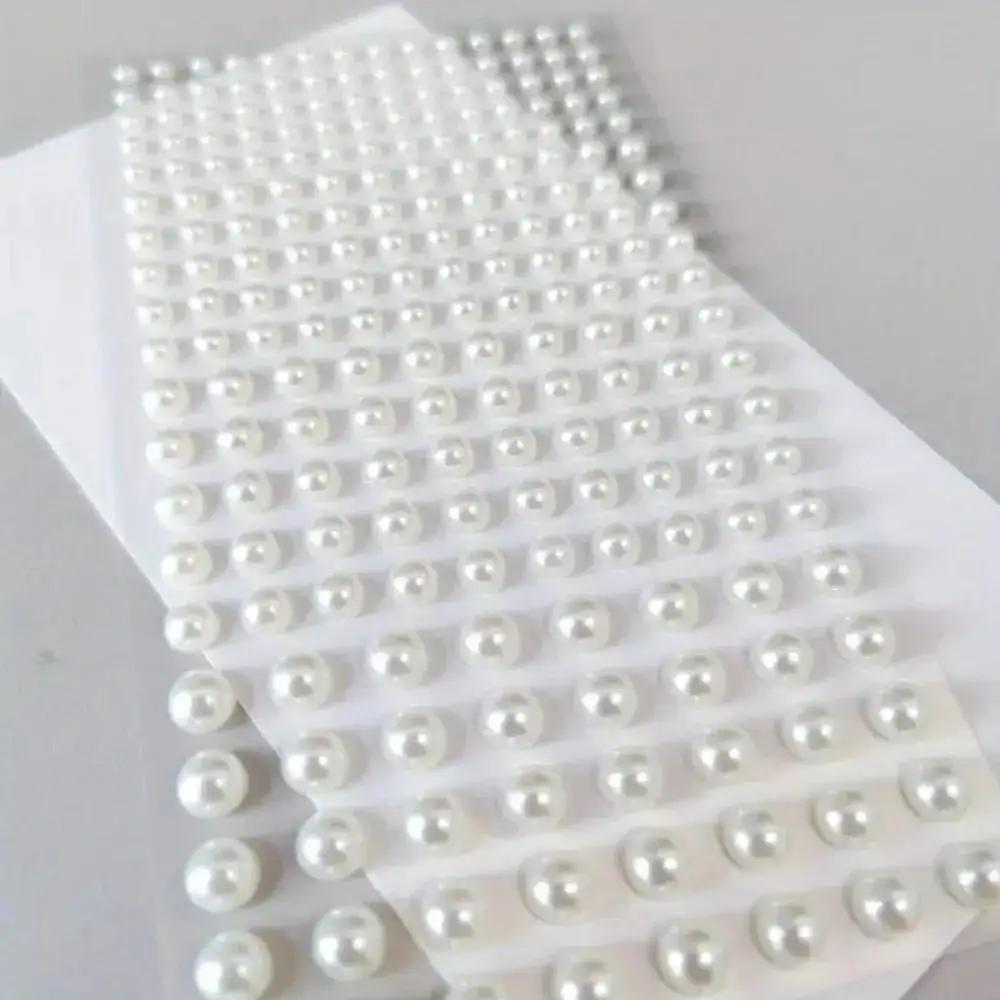 White ABS plastic pearl sticke - Body Jewelry Stickers ulasan dan harga