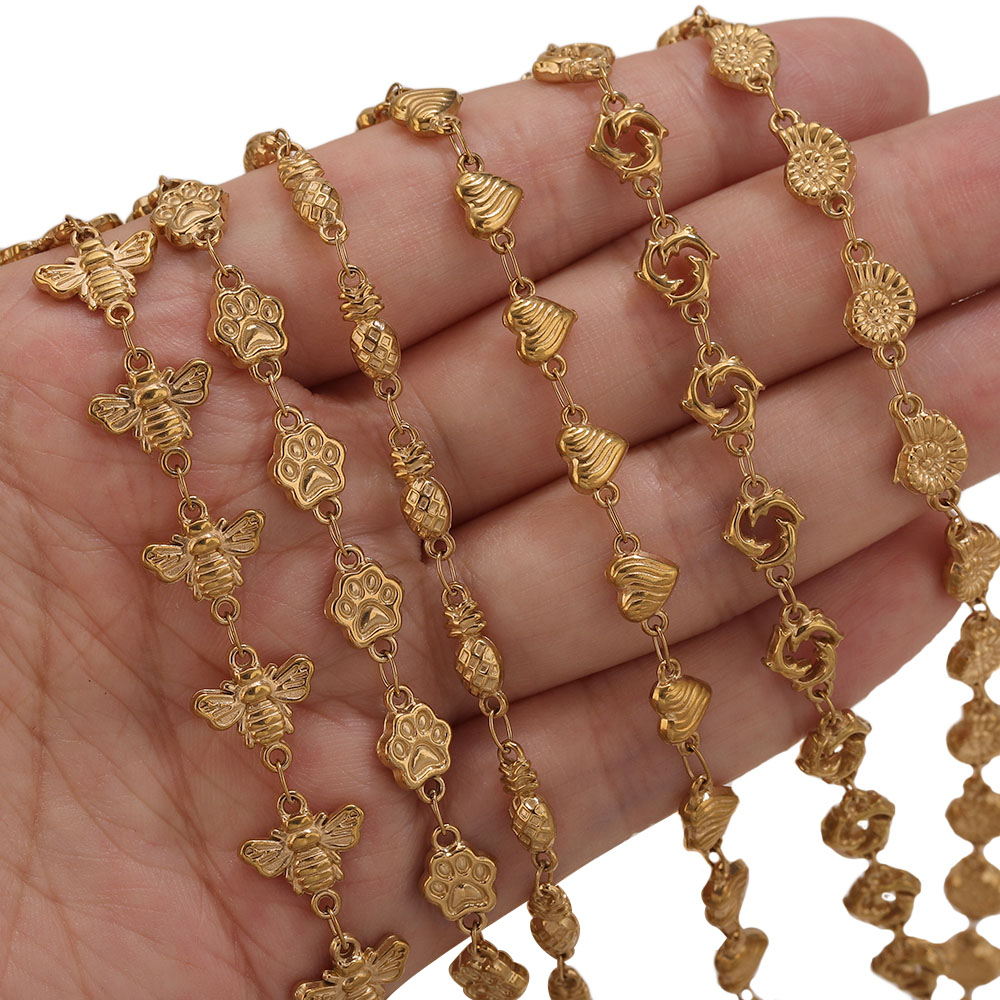 1M PVD Gold Stainless Steel He - Body Jewelry Gold ulasan dan harga