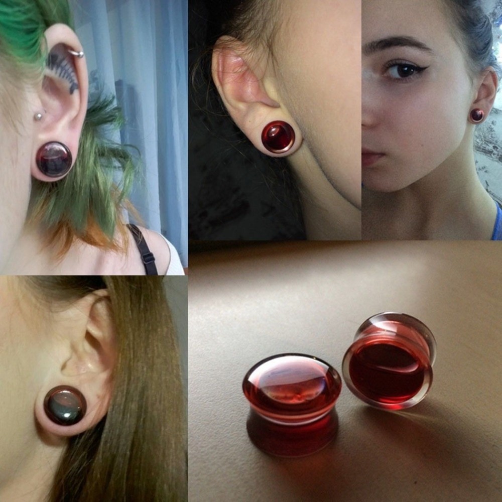 Double Saddle Ear Plug Jewelry - Body Jewelry Tunnels ulasan dan harga