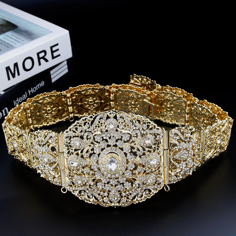 Sunspicems Wide Morocco Belt F - Body Jewelry Gold ulasan dan harga