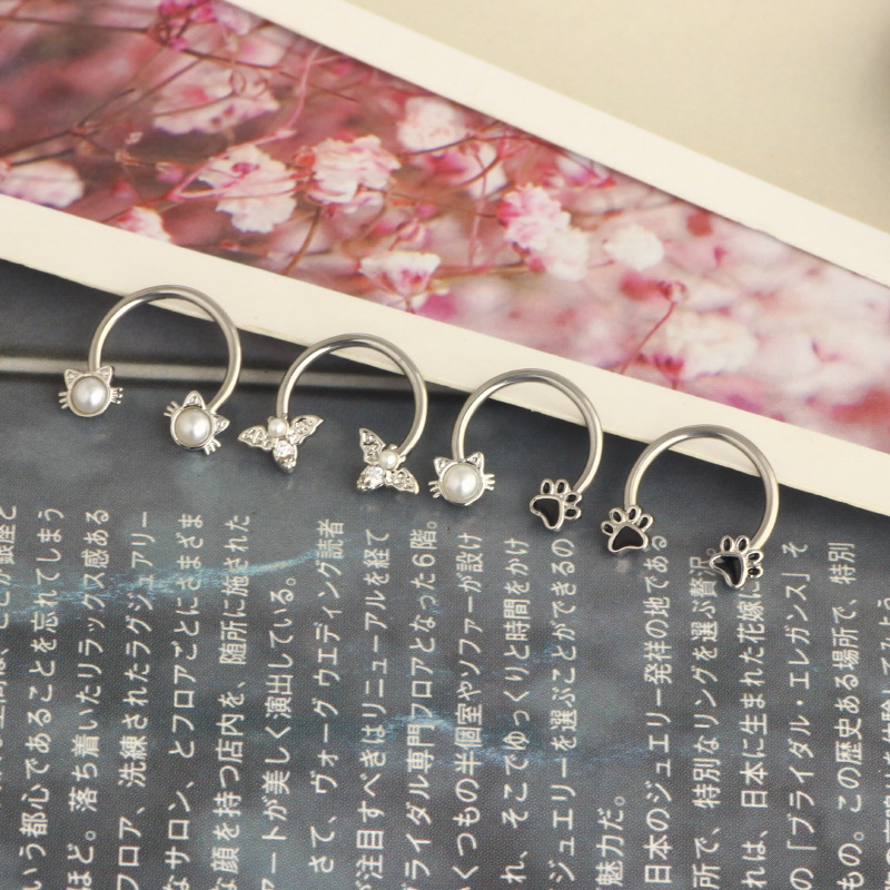 16G Septum Ring Daith Piercing - Body Jewelry And Earrings ulasan dan harga