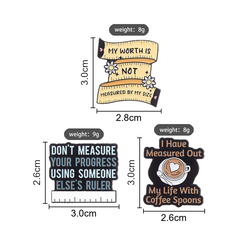 Body Positive Enamel Pins My W - Body Jewelry Measurements ulasan dan harga