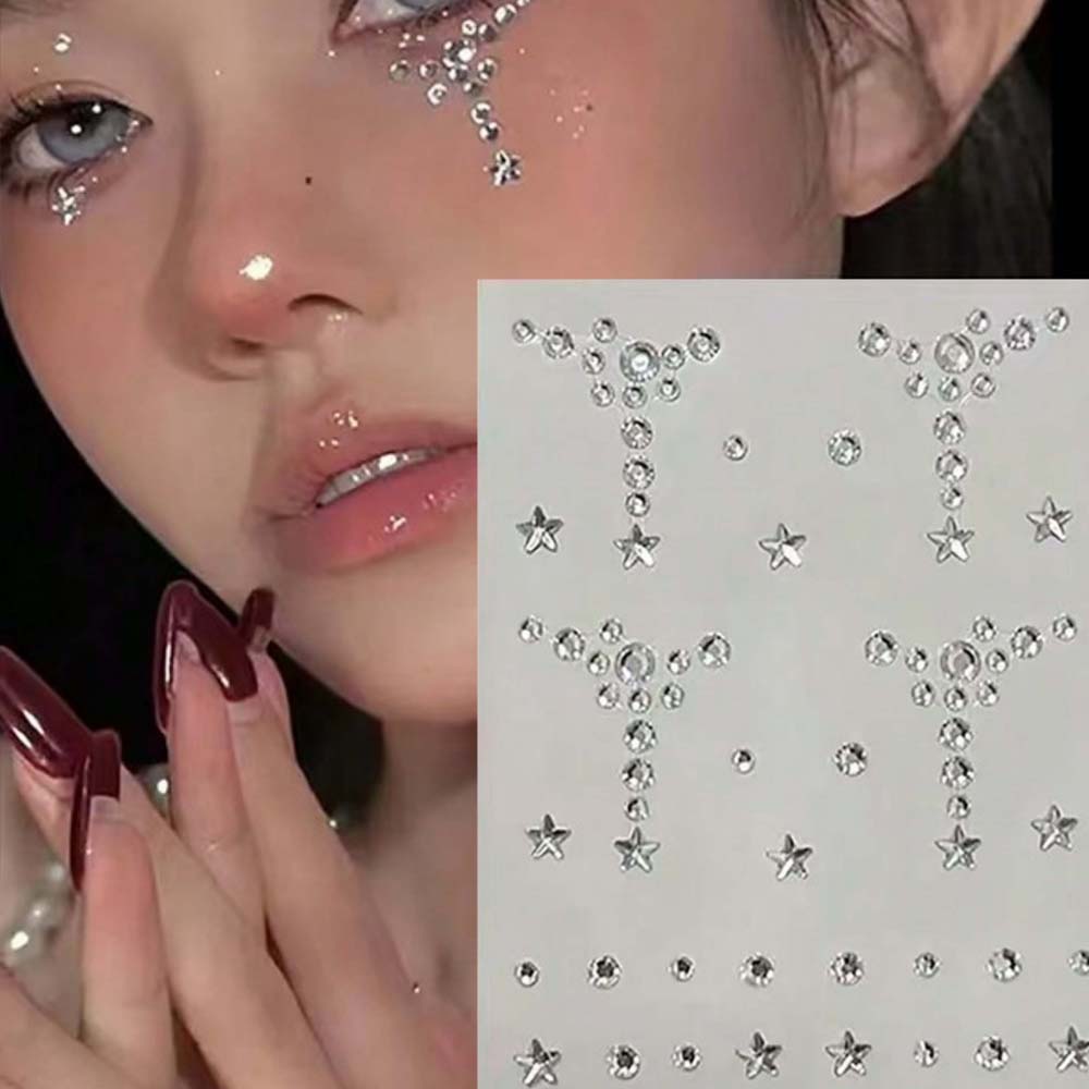 Face & Body Gemstone Stickers  - Body Jewelry Stickers ulasan dan harga