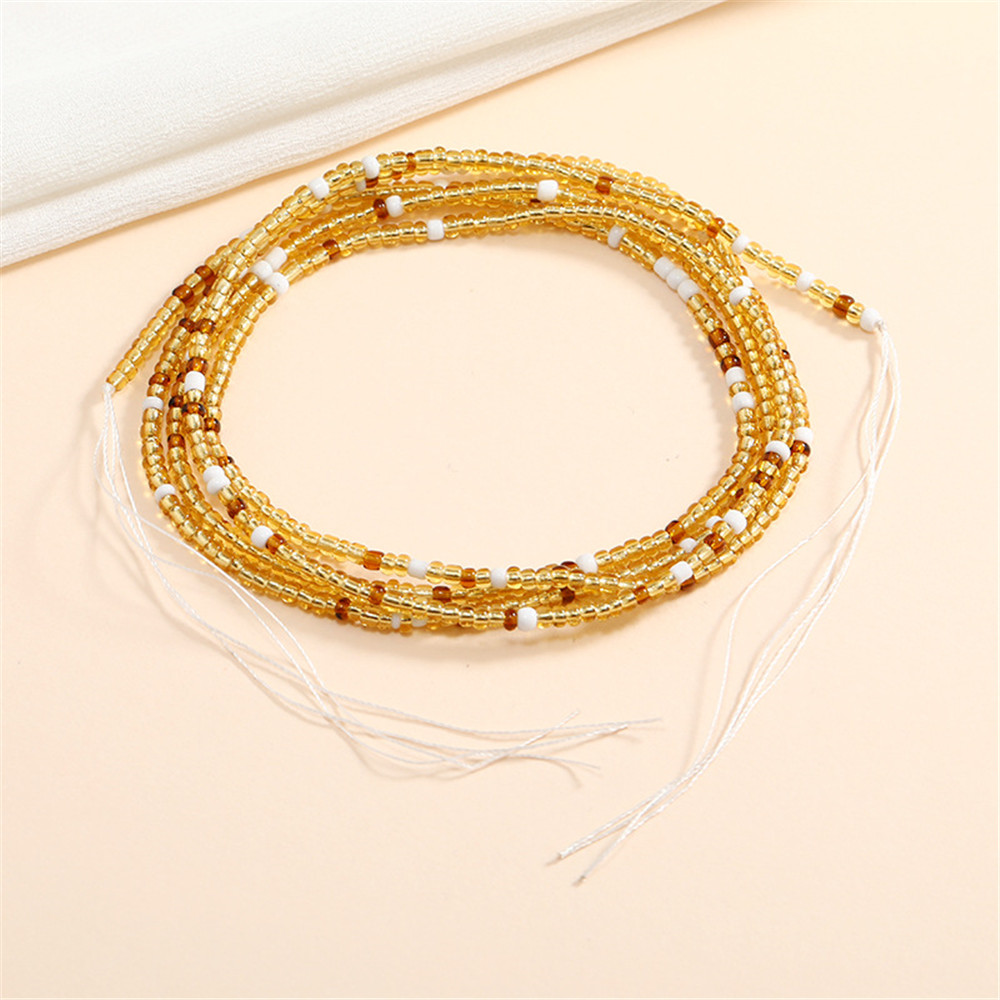 Bohemian Colorful Beaded Waist - Body Jewelry Plus ulasan dan harga