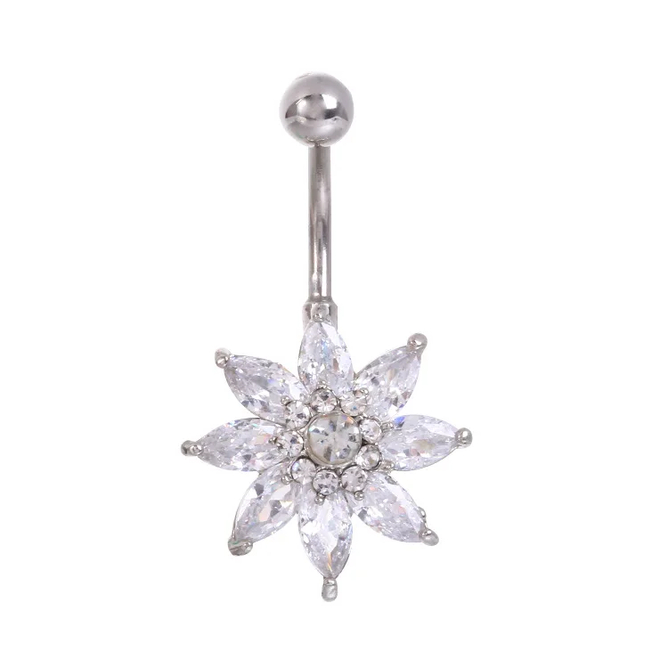Hot Stainless Steel Cz Crystal - Body Jewelry Hot ulasan dan harga