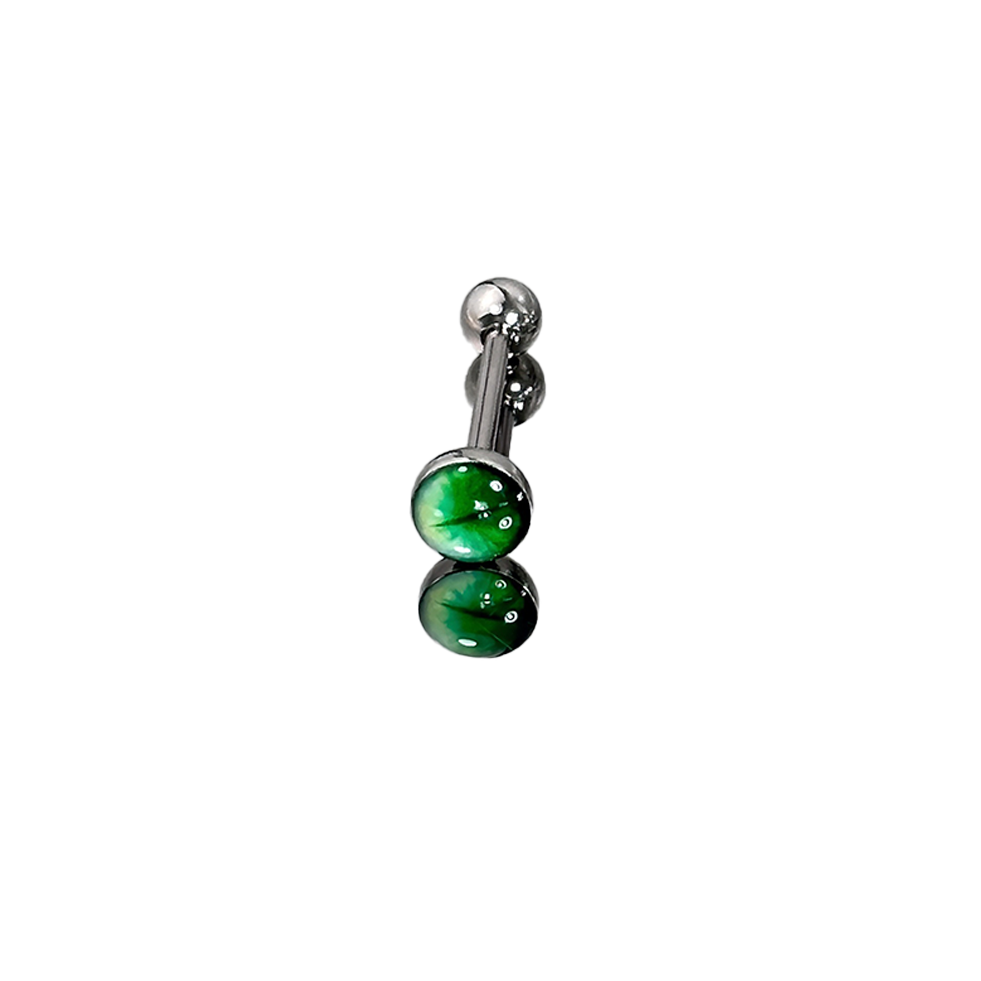 1Pc High-Quality Trendy Green  - Body Jewelry Hot ulasan dan harga