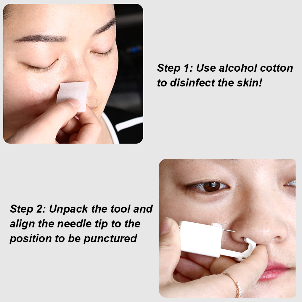 Piercing Tool Nose Ear Manual  - Body Jewelry Ear Piercing ulasan dan harga