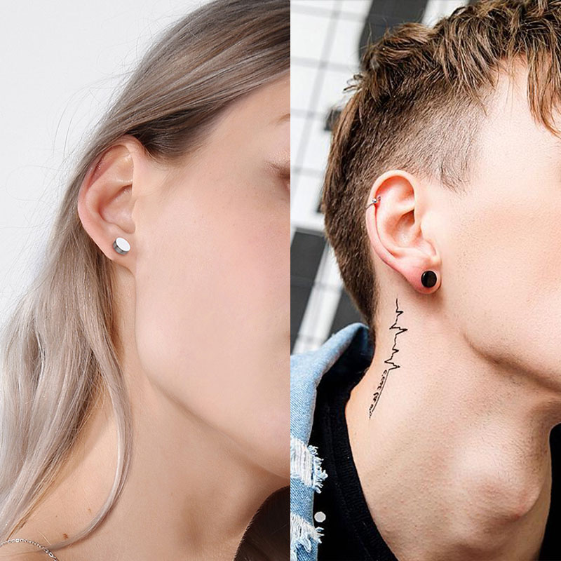 1 Pair/6 Pairs Stainless Steel - Body Jewelry Tunnels ulasan dan harga