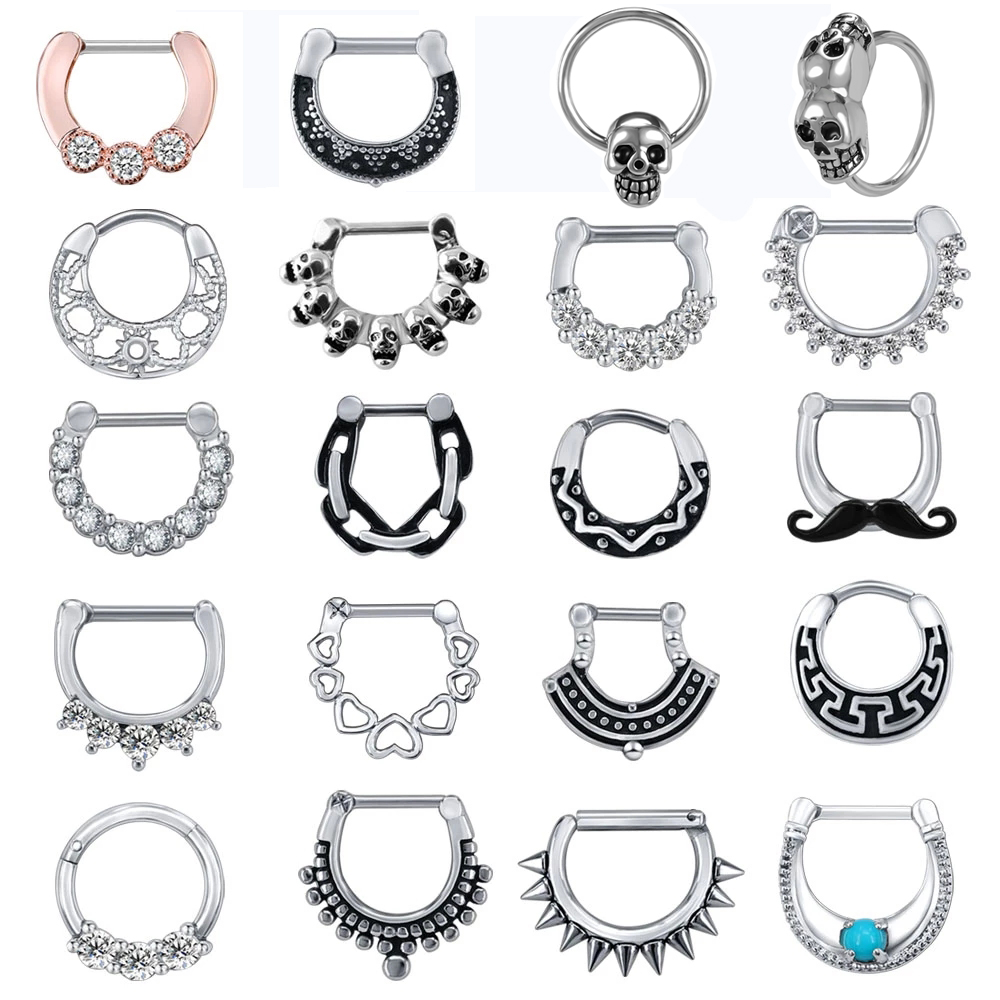 ZS 16G Surgical Steel Indian N - Body Jewelry Indian ulasan dan harga