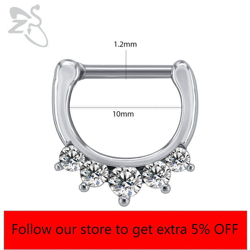 ZS 16G Surgical Steel Indian N - Body Jewelry Indian ulasan dan harga