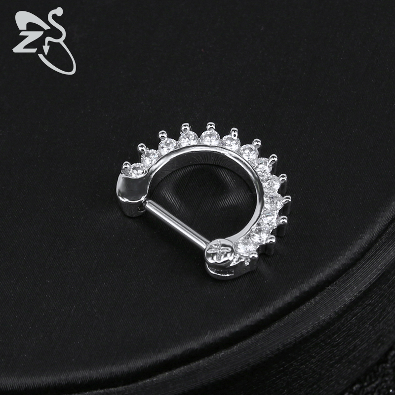 ZS 16G Surgical Steel Indian N - Body Jewelry Indian ulasan dan harga