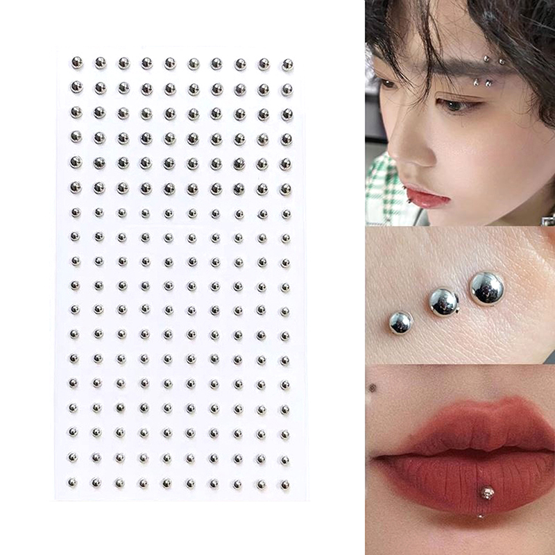 Diamond Sticker Fake Nose Stud - Body Jewelry Stickers ulasan dan harga