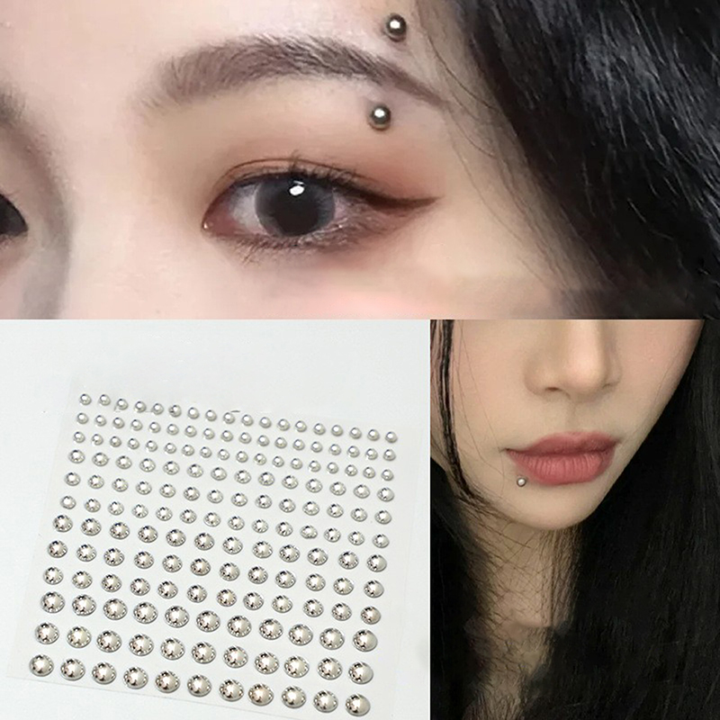 Diamond Sticker Fake Nose Stud - Body Jewelry Stickers ulasan dan harga