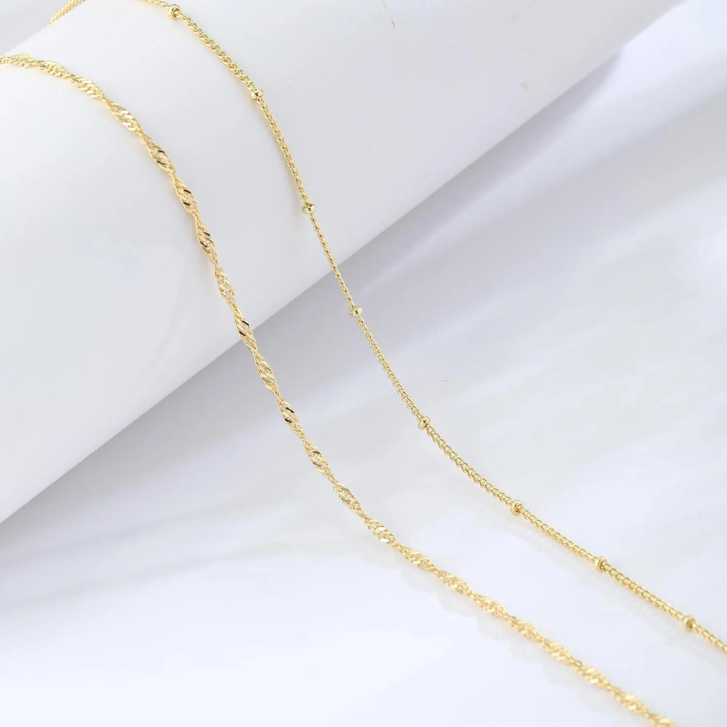 14k Gold Plated 26-33Inch Adju - Body Jewelry Gold ulasan dan harga
