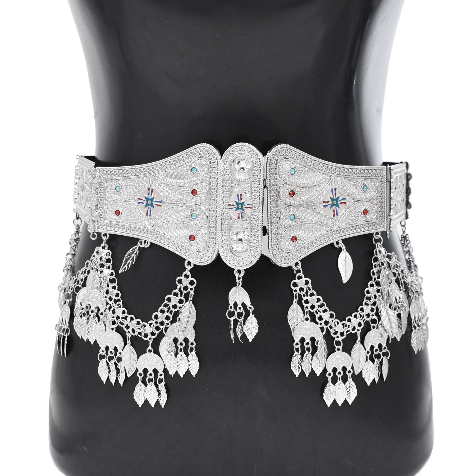Silver Plated Moroccan Caftan  - Body Jewelry Indian ulasan dan harga