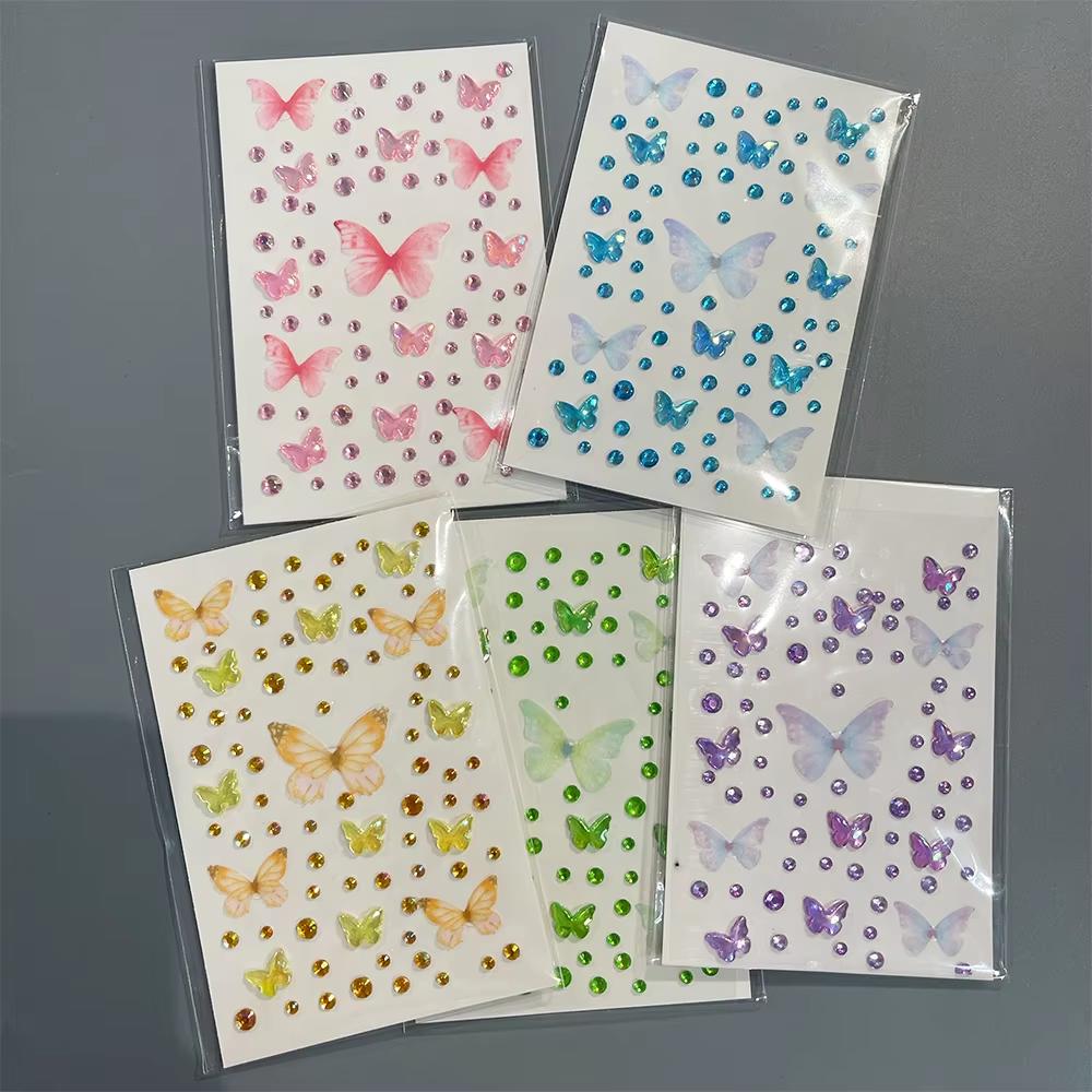1sheet Eyes Face Makeup Butter - Body Jewelry Stickers ulasan dan harga