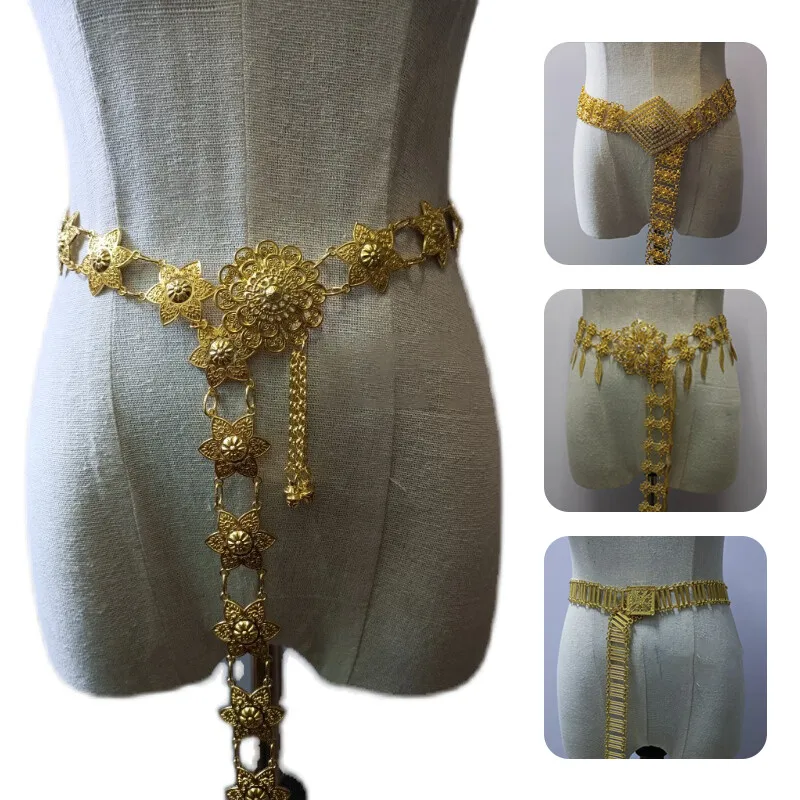 1PC Metal Thailand Waist Chain - Body Jewelry Gold ulasan dan harga