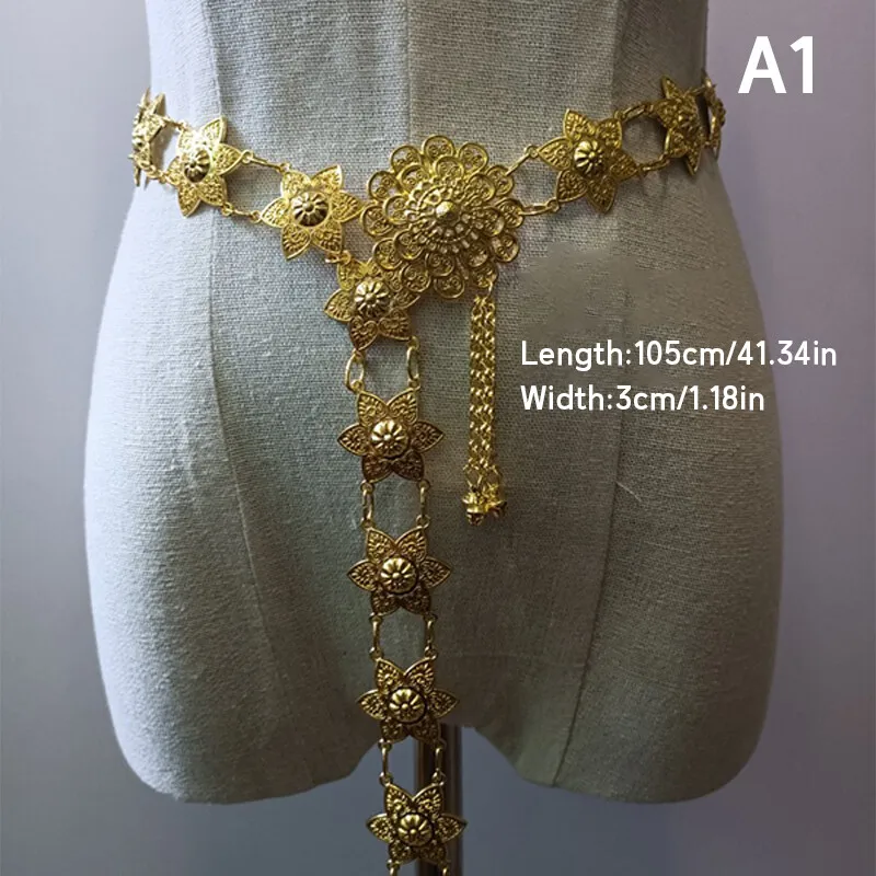 1PC Metal Thailand Waist Chain - Body Jewelry Gold ulasan dan harga
