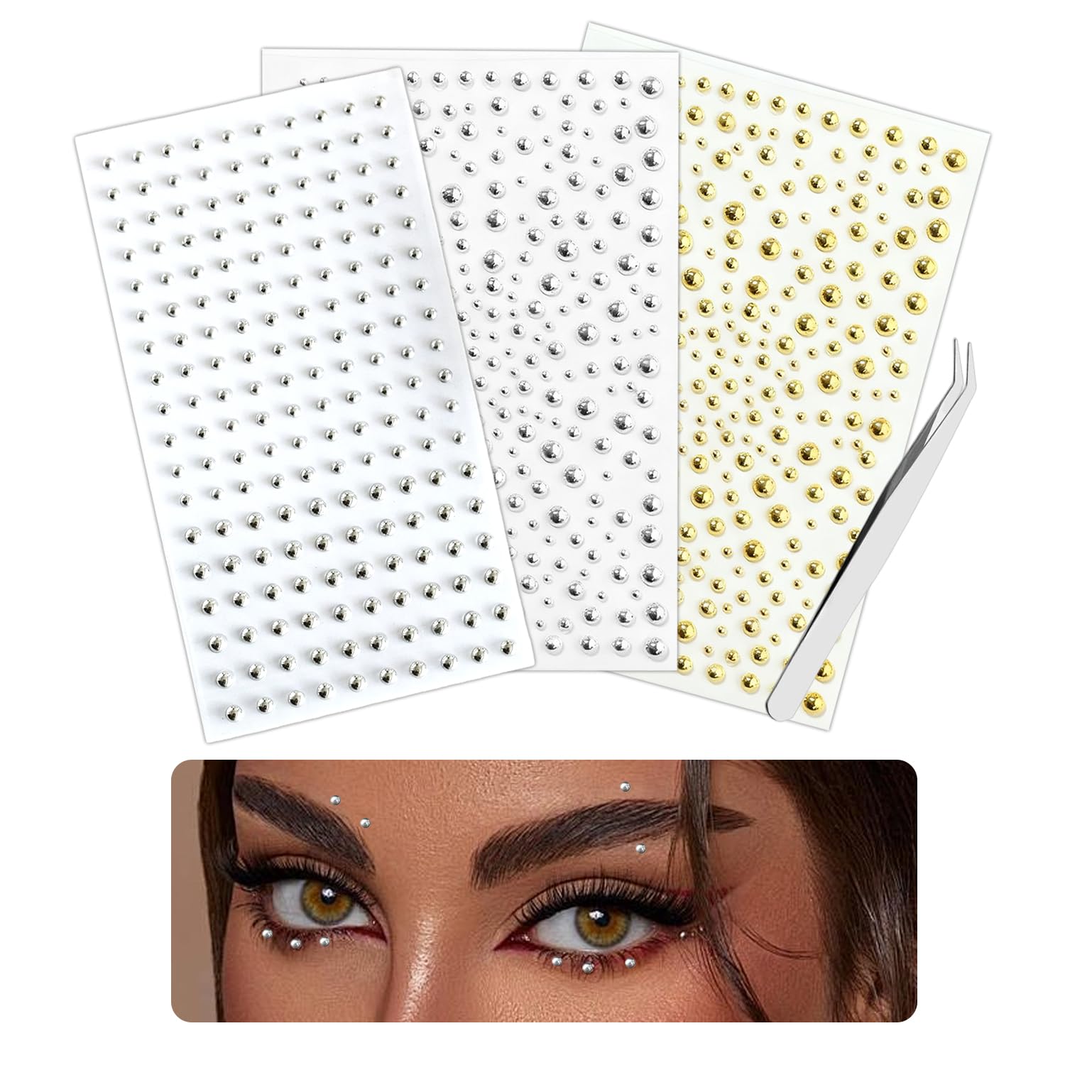 Face Body Ring Stickers Self A - Body Jewelry Stickers ulasan dan harga