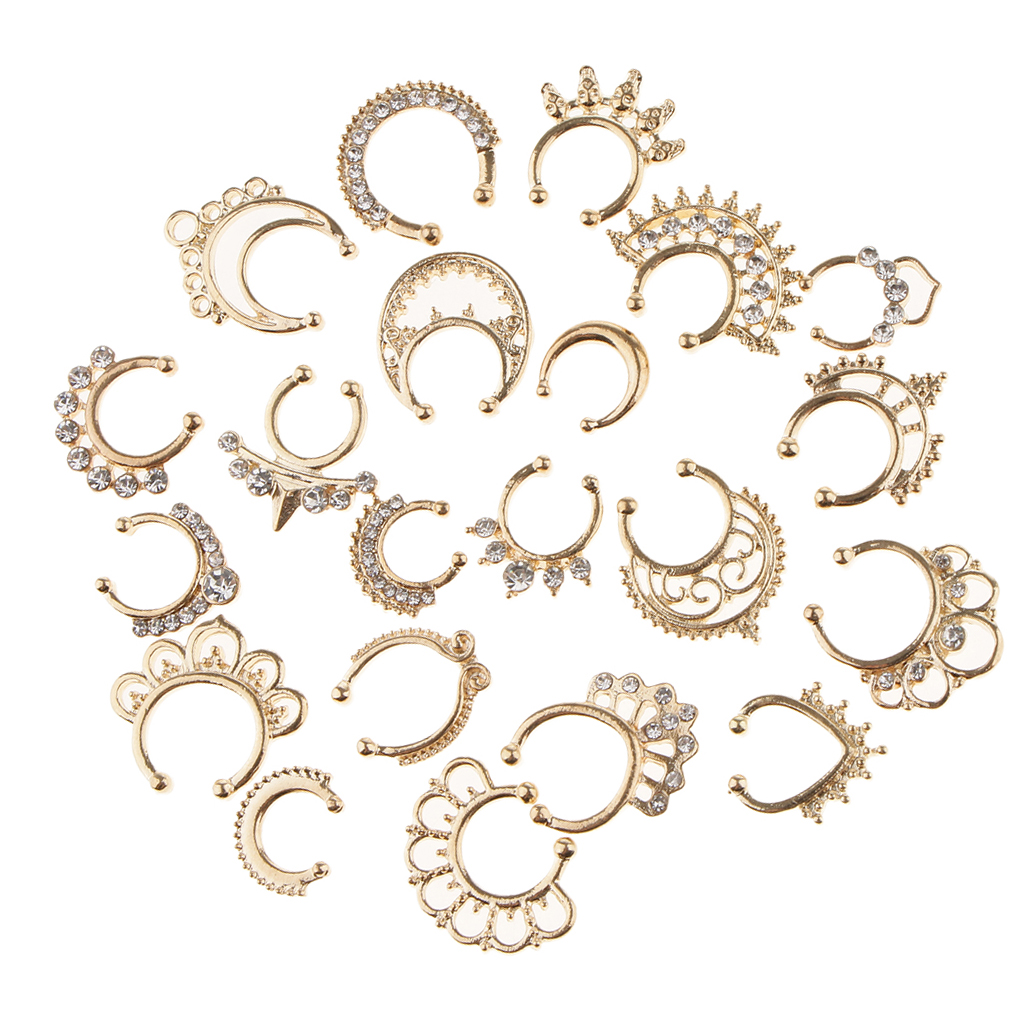 Hot Sale 21/3PCS Nose Fake Sep - Body Jewelry Hot ulasan dan harga